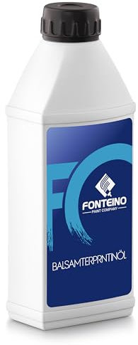 Fonteino - Balsamterpentinöl Balsamterpentin Terpentinöl Holzöl Ölfarbe Verdünner 1L