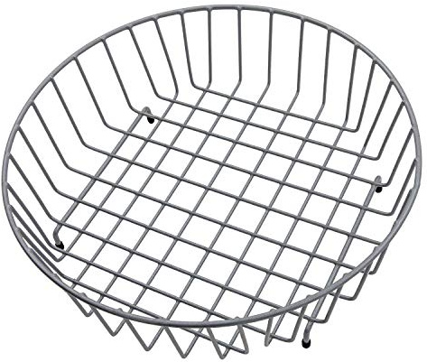Reginox Modern Grey Wire Mesh Round Metal Basket Accessory R 1090 X