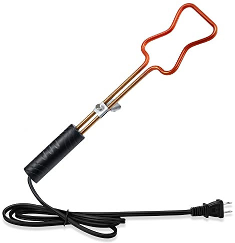 Ajiaguo Electric Charcoal Starter 600W - Premium BBQ Grilling Fireplace Coal Lighter Easy & Quick Ignite Briquettes |No Sparks or Flames | 304 Stainless Steel Coils Elements 5ft Long Cable (CB 2)