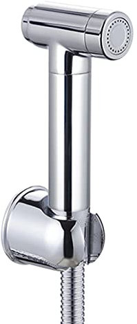 Doccetta Wc Disabili Doccino per Bidet con Tubo Spruzzatore Portatile per Bidet Ottone Acqua Fredda Cromato Doccetta Bidet a Mano