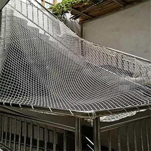 ZHZHXR Outdoor Guardrail Sicherheitsnetz Treppen Balkonschutznetz Kinder Haustier Fallschutznetz Anti-Aging und kein Geruch (Farbe: 5 cm Netz, Größe: 4,5 x 1,5 m)