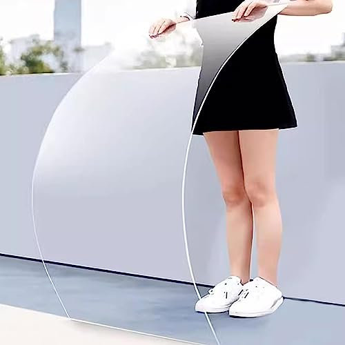 Polycarbonate Greenhouse Sheets,Clear Acrylic Plastic Sheet,Replacement Shed Panel,UV Protection Rainproof Roof Cover,for Outdoor Canopy Carport Cold Frame,Transparent (0.6x4m(1.97x13.1ft))