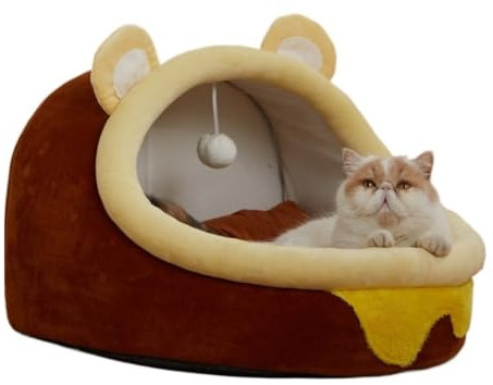 Hundebett Hundekorb Katzenbett Hundekörbchen Haustierbett, Katzenbett, Weiches Plüsch-Kuschelbett, Warmes, Beruhigendes Zwingerkissen Für Kleine, Mittelgroße Hunde Und Katzen Haustierbett Hundesofa (