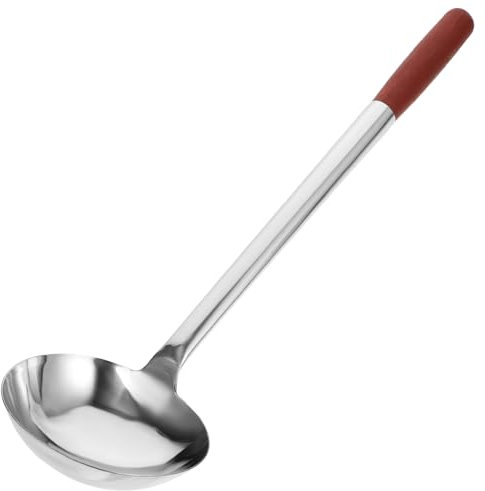 VINTORKY Cuillère De Cuisine Acier Inoxydable Louche Pour Wok Cuillère à Soupe Ustensiles De Cuisine De Service