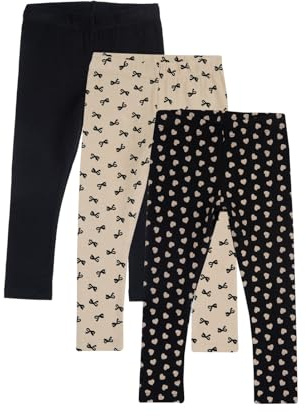 Chicco Leggings (3) för flickor, Beige, 5 anni