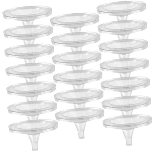 YARNOW 20pezzi Supporto Sfere Cristallo per Fontana Base in Trasparente Robusta Porta Sfera Decorativo per Rockery Acquari e Fontane Stabile e Facile da Usare