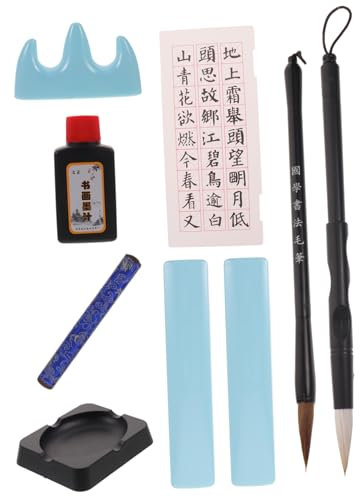 UTHCLO 1satz Kalligraphie-set Für Anfänger Wasser Schreibmaterialien Mit Pinsel Und Übungsblättern Für Chinesische Kalligraphie Zeichnungen Und Kreative Projekte Praktisches Design