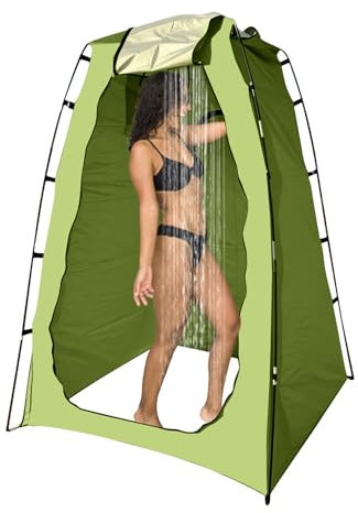 Camping Shower Tent - Travel Changing Room | 4-in-1 Multifunctional Shower Tent with Privacy Screen Shower Tent for Garden