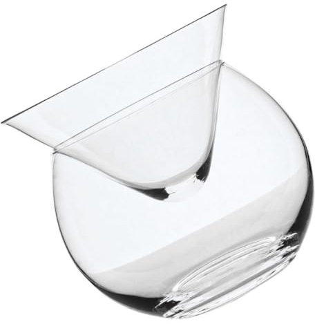TIDTALEO Glass Bowl Salad Bowl Creative Glass for Ice Chamber Container Food for Dessert Serving Small