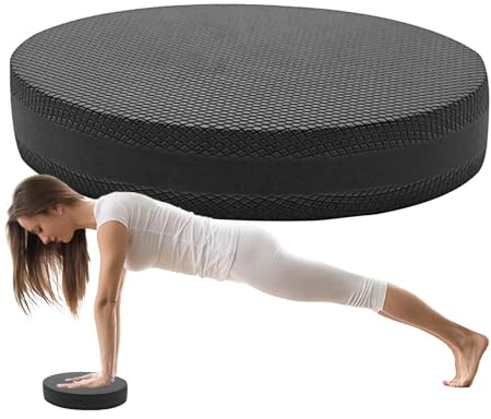 SVCEQZE Balance Pad Rund, 28 X 17 X 6 Cm Balance Matten, Yoga Balances Pad, Stabilitätspolster, Übungs-Balance-Pads, Stabilitätstrainer-Pad, Ganzkörpertraining Balances Pads Für Fitness, Yoga, Physi