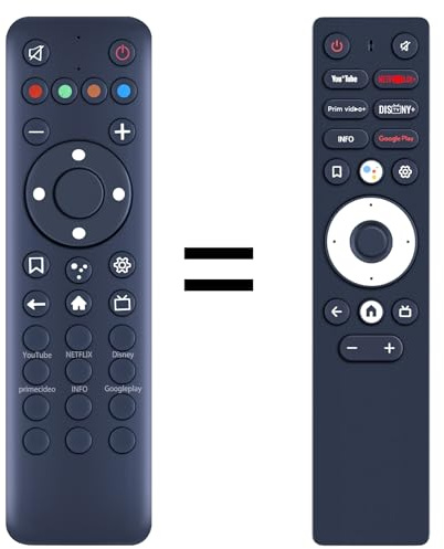 TCNOUMT Telecomando di ricambio adatto per Android TV Box Nokia Streaming 800 801