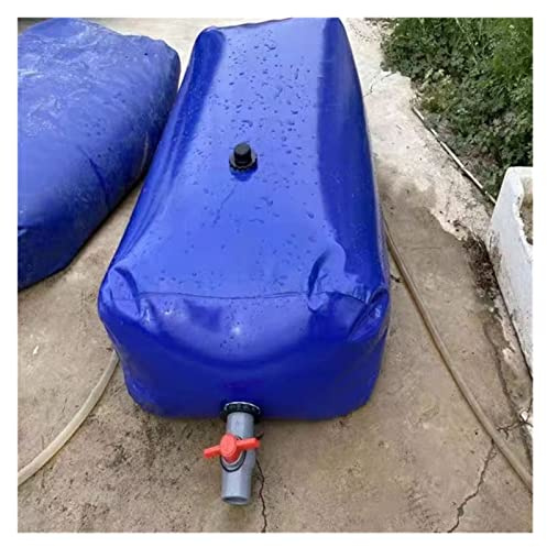 Réservoir d'eau Portable Pliable avec Valve, for Stockage d'eau d'urgence, résistance à la sécheresse et prévention des incendies.(379L/100Gal/1x0.8x0.48 m)