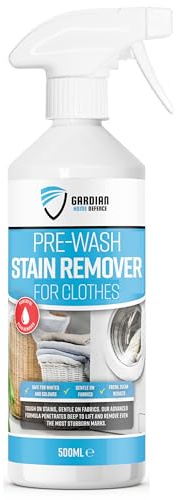 Clothes Stain Remover Spray 500ml – Powerful Pre Wash Stain Remover for Clothes – Removes Sweat, Grease, Blood & Deodorant Armpit Stains – Laundry Stain Remover for Whites & Colours