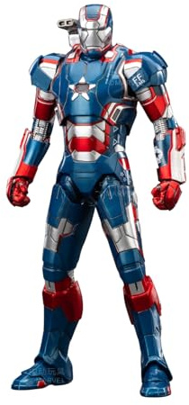 ZD Toys Premium-Actionfigur, Sammlerstück, 17,8 cm, Iron Patriot, Maßstab 1:10, Infinity Saga, langlebige PVC-Bauweise, austauschbares Zubehör, perfekt zum Verschenken, ab 15 Jahren