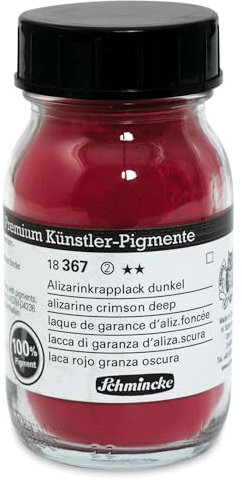 Schmincke feinste Künstler-Pigmente, Alizarinkrapplack dunkel - 100 ml