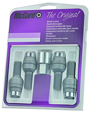 McGard Boulons antivol M14x1.50 - Sphérique R14 - Longueur 28,3mm (Ouverture de clé 19mm) | Ouverture de clé 19mm