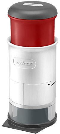 Zyliss ZE910005 Zick-Zick Hachoir Mini Blanc/Rouge 8 x 16,5 x 27 cm