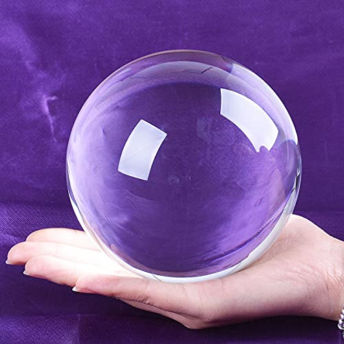 DSJUGGLING Clear Acrylic Contact Juggling Ball 120mm - 4.72 in Transparent Color for isolations and Body Rolls