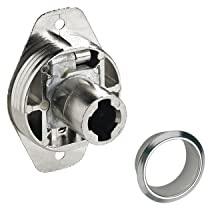 HETTICH PRESTIGE 2000 Zylinder Druckschloss, ø18, Stahl vernickelt