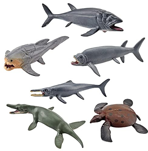 MagiDeal 6 Pièces Préhistorique Animal Marin Modèle Mer Créature Figurine Décor, Modèle B
