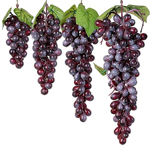 BakerMiche Konstgjorda vinbär, konstgjorda vinbär, konstgjord frukt, konstgjord frukt, dekoration, jul, hemma, konstgjord dekoration, plast, hemma, festdekoration