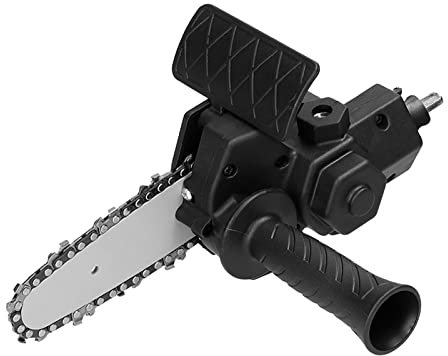 Chainsaw Converter Kit, Electric Drill Converter Into Electric Chain Saw, Chainsaw Attachment for Tree Branch Wood Cutting Woodworking Tool, Chain Saw Converter Set for Gardening Pruning (4 Inch)