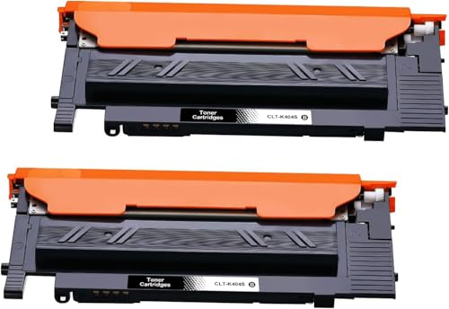 Jhaan CLT-P404C CLT-K404S Toner für Samsung C480W, 2 Schwarz | Kompatibel für Toner Samsung C480W Xpress SL C480FW C430W C480 C430 C480FN C48X C43X Series