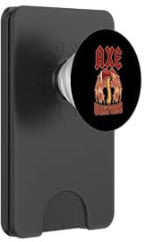 Axe Whisperer Rock and Roll Style Hache Lancer des ailes d'ange PopSockets PopWallet pour MagSafe