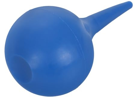 Healvian Bola de Oído de Goma Azul de 90 Ml para Lavado Seguro y Cómodo de Oídos, Adecuado para Adultos y Niños, Limpiador Eficaz de Cera y Suciedad
