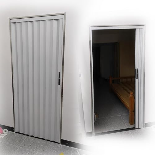 Porta scorrevole a scomparsa con serratura, per privacy, 80 x 150 cm