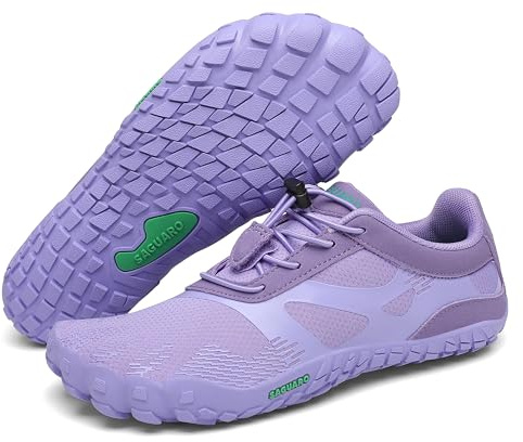 SAGUARO Zapatilla Minimalista Hombre Zapatillas de Trail Running Mujer Zapato Descalzo