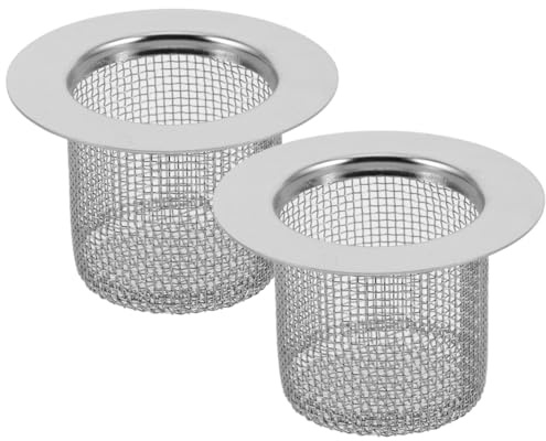 Zerodeko Abflusssieb Aus Edelstahl 6.10Cm Rund Mit Haarfänger Tiefer Ablauffilter Für Küche Badezimmer Waschbecken Dusche Verhindert Verstopfungen