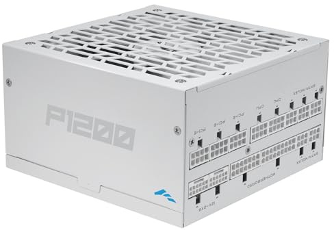 SAMA P1200 1200W 80+ Platinum Netzteil, ATX 3.1,PCIe 5.1, vollmodular, Weiß | 80 Plus Platin zertifiziert, Cybenetics zertifiziert und japanische Kondensatoren, Ultra-leiser 140mm FDB Silent-Lüfter