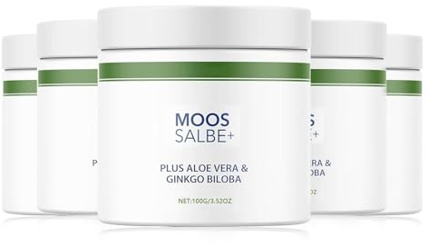 Moossalbe Plus, Bio Moossalbe gegen Falten, Antifaltencreme Soforteffekt, Augencreme gegen Falten und Augenringe, Mooscreme für Gesicht mit Anti Aging Wirkung als Feuchtigkeitscreme Tag und Nacht (5)