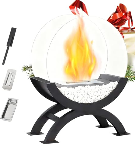 GkgWuxf Braciere,Caminetto Portatile Smontabile e Sicuro | Fuoco Da Tavolo,Per Giardino Casa Prato Interno Esterno Comodino Balcone Camera Da Picnic