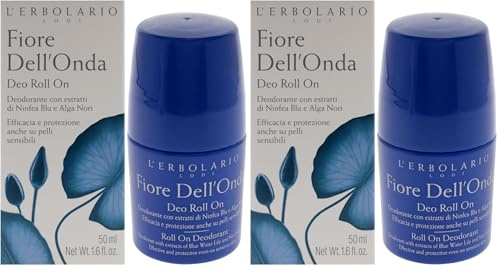 L erbolario Fiore dell onda Deo Roll On, 1er Pack (1 X 50 ML), 1, 1 (Confezione da 2)