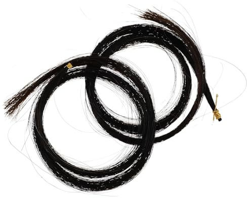 TOYANDONA Crin pour Archet de Alto Accessoire pour Fournitures Instruments à Cordes Noir