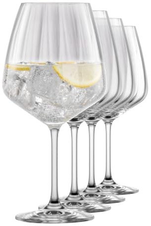 Schott Zwiesel Blossom copa de cóctel, juego de 4 – fabricada en Alemania en cristal Tritan-Kristallglas, para Borgoña y cócteles, brillante, duradera y apta para lavavajillas