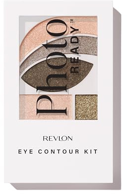 REVLON PhotoReady Eye Contour Kit Gray Palette, 501 Metropolitan, 0.1 oz