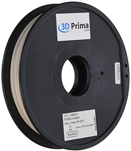 3D Prima 3DPCCPLA300PP Print Filament, PLA, 3 mm, 0.5 kg Spool, Colour Change To Blue By UV