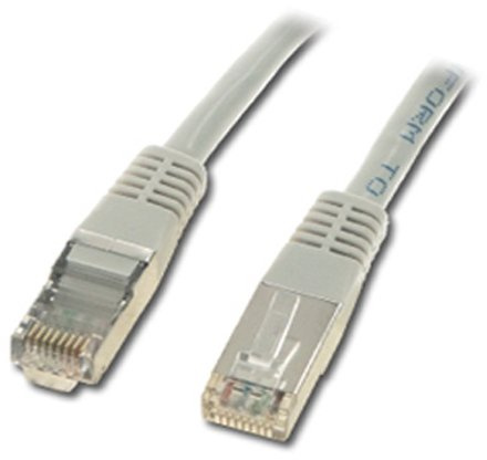Connectland Câble réseau RJ45 Droit F/UTP CAT6 Blinde 0,5 m Blanc