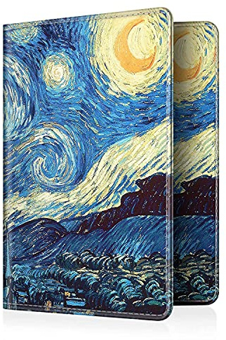 FINTIE Reisepass Impfpass Hülle, Kunstleder Reisepasshülle Travel Organizer | RFID-Blockier für Kreditkarten, Ausweis, Reisedokumente Damen Herren,