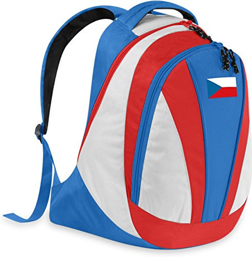 Gear Up Fan Rucksack mit Länderflagge Farbe Tschechien
