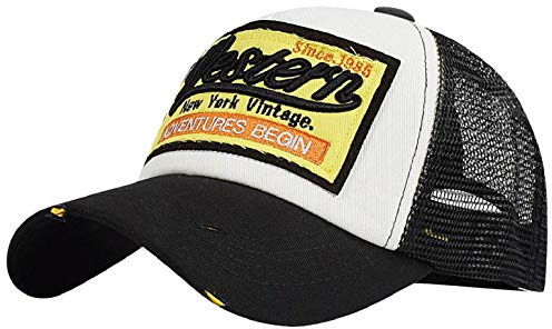 heekpek Baseball Cap Herren Gestickte Sommer Damen Mesh Kappen Baseball Mützen Verstellbar Hip Hop Baseball Caps Trucker für Draussen Sport Reisen