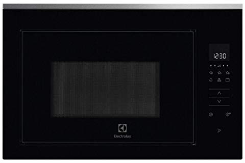 ELECTROLUX - KMFD263TEX SERIE 800 FLEX TouchOpen - Forno a microonde all-in-one - Anti traccia nero e acciaio inossidabile - 26L - 900W - Griglia 800W