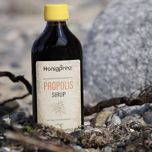 Propolis Sirup mit natürlichem Propolis, Honig, Salbei und Sonnenhut (1 x 200ml)