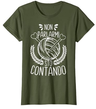 Divertente Uncinetto Amante Maglietta