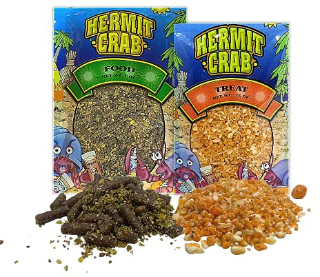 Needzo Hermit Crab Food and Treat Starter Kit Bundle All in One Natural Supplies and Habitat Necessities for Pet Crabs, Pack of 2