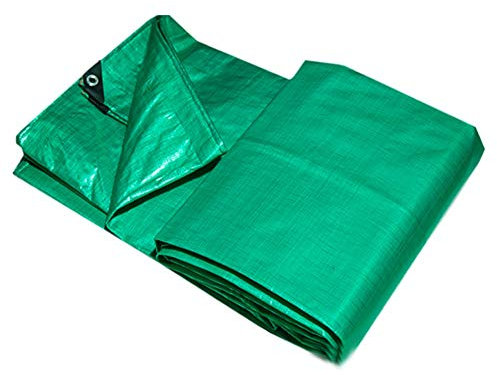 PHLCF Verdickte Plane für den Außenbereich, Überdachung, Pavillon, Dach, Sonnenschutz, LKW-Schatten (Farbe: Grün, Größe: 4 m x 8 m)