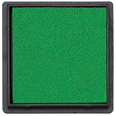 AMZLORD 1x Stempelkissen, Kinder Stempelkissen Fingerabdrücke Ungiftig Abwaschbar Stamp Pad for Leinwand Hochzeit, Papier Handwerk Stoff, Scrapbook, Geburtstag, Stoffmalerei - Blau
